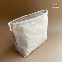 Lót túi dây rút, có ngăn túi, chất liệu vải cotton, dùng cho túi, ví đan móc thủ công