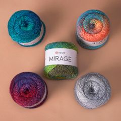 Len loang Mirage - Yarnart, 150g - 500m, đan móc áo, váy, khăn