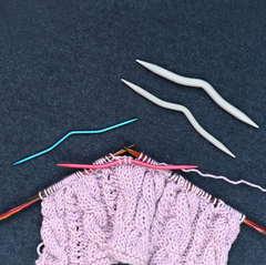 Bộ dụng cụ giữ mũi đan bằng Aluminium (set 2 cái) - Knitpro