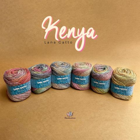 Sợi Kenya - Lana Gatto, 100g-250m, dùng để đan móc