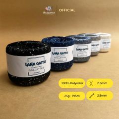 Sợi lấp lánh Paillettes - Lana Gatto, 25g - 195m, dùng để đan móc