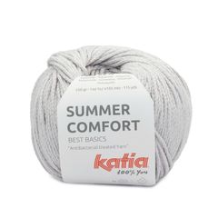 Sợi Summer Comfort - Katia, 50g - 105m, dùng để đan móc áo, khăn