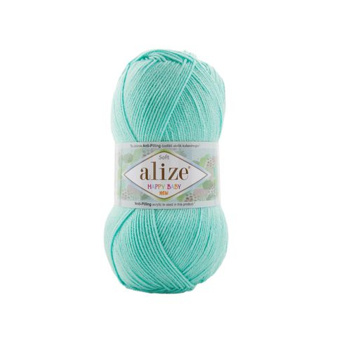 Len chống xù Happy Baby New - Alize Yarns, 100g - 320m, dùng để đan móc áo, váy, khăn, nón