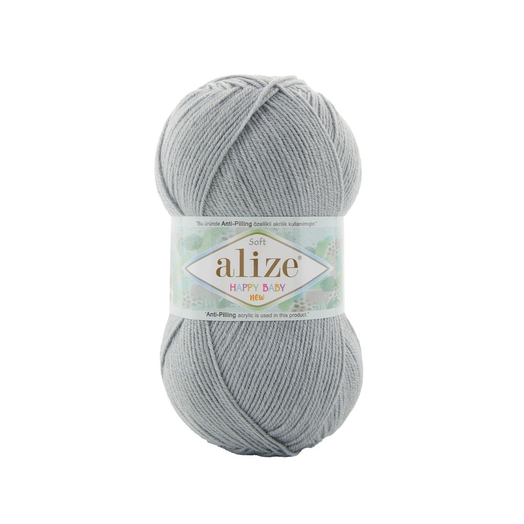 Len chống xù Happy Baby New - Alize Yarns, 100g - 320m, dùng để đan móc áo, váy, khăn, nón
