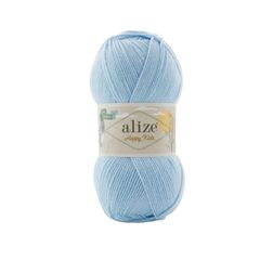 Len cho bé Happy Kids - Alize Yarns, 100g - 310m, dùng để đan móc áo, nón, khăn
