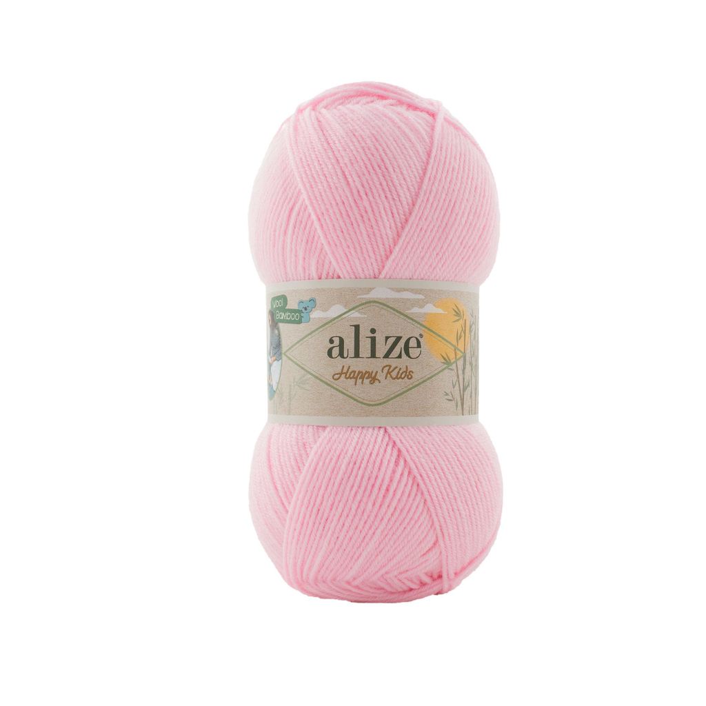 Len cho bé Happy Kids - Alize Yarns, 100g - 310m, dùng để đan móc áo, nón, khăn