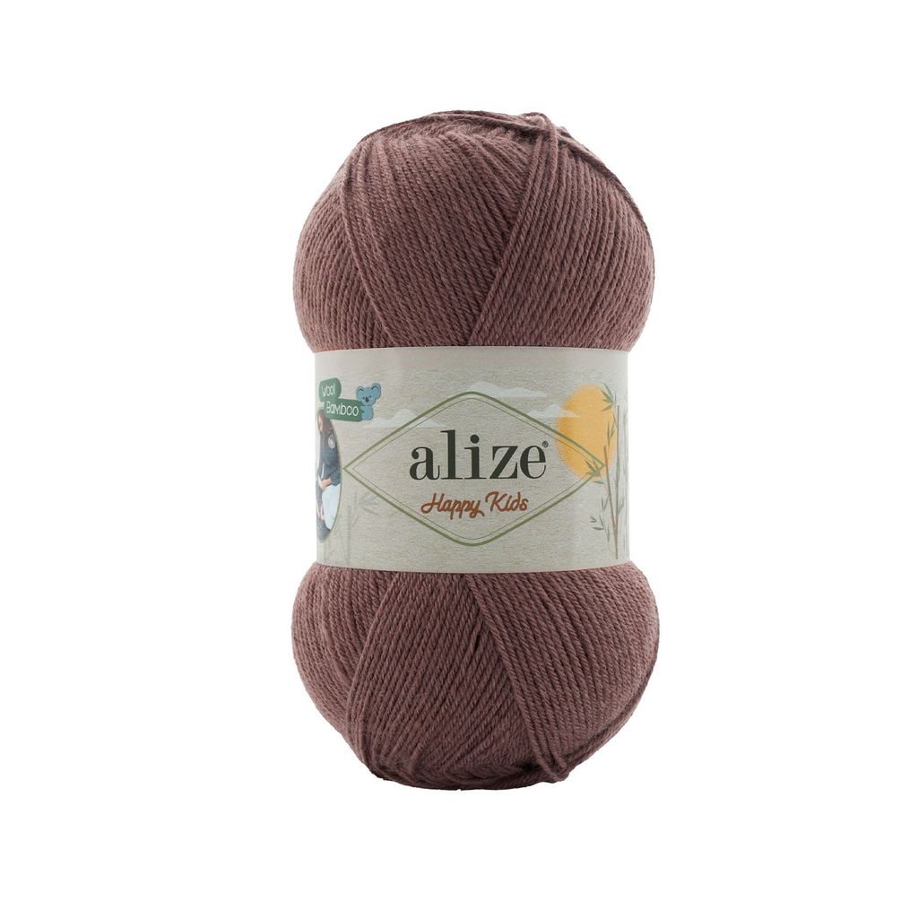 Len cho bé Happy Kids - Alize Yarns, 100g - 310m, dùng để đan móc áo, nón, khăn