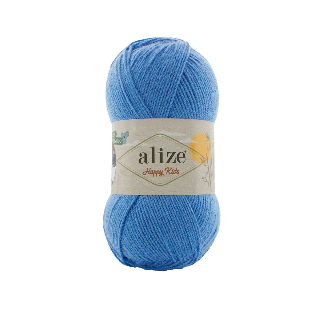 Len cho bé Happy Kids - Alize Yarns, 100g - 310m, dùng để đan móc áo, nón, khăn