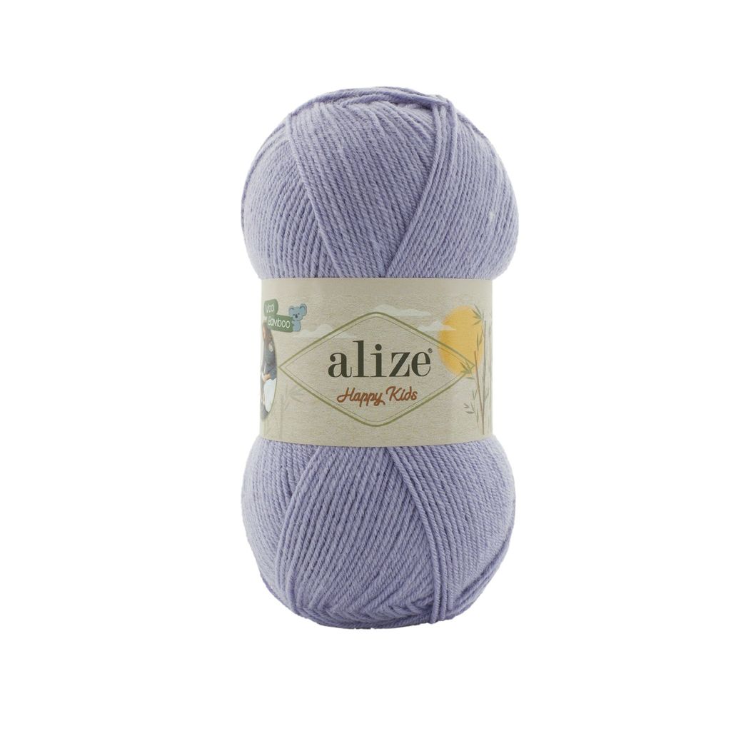 Len cho bé Happy Kids - Alize Yarns, 100g - 310m, dùng để đan móc áo, nón, khăn