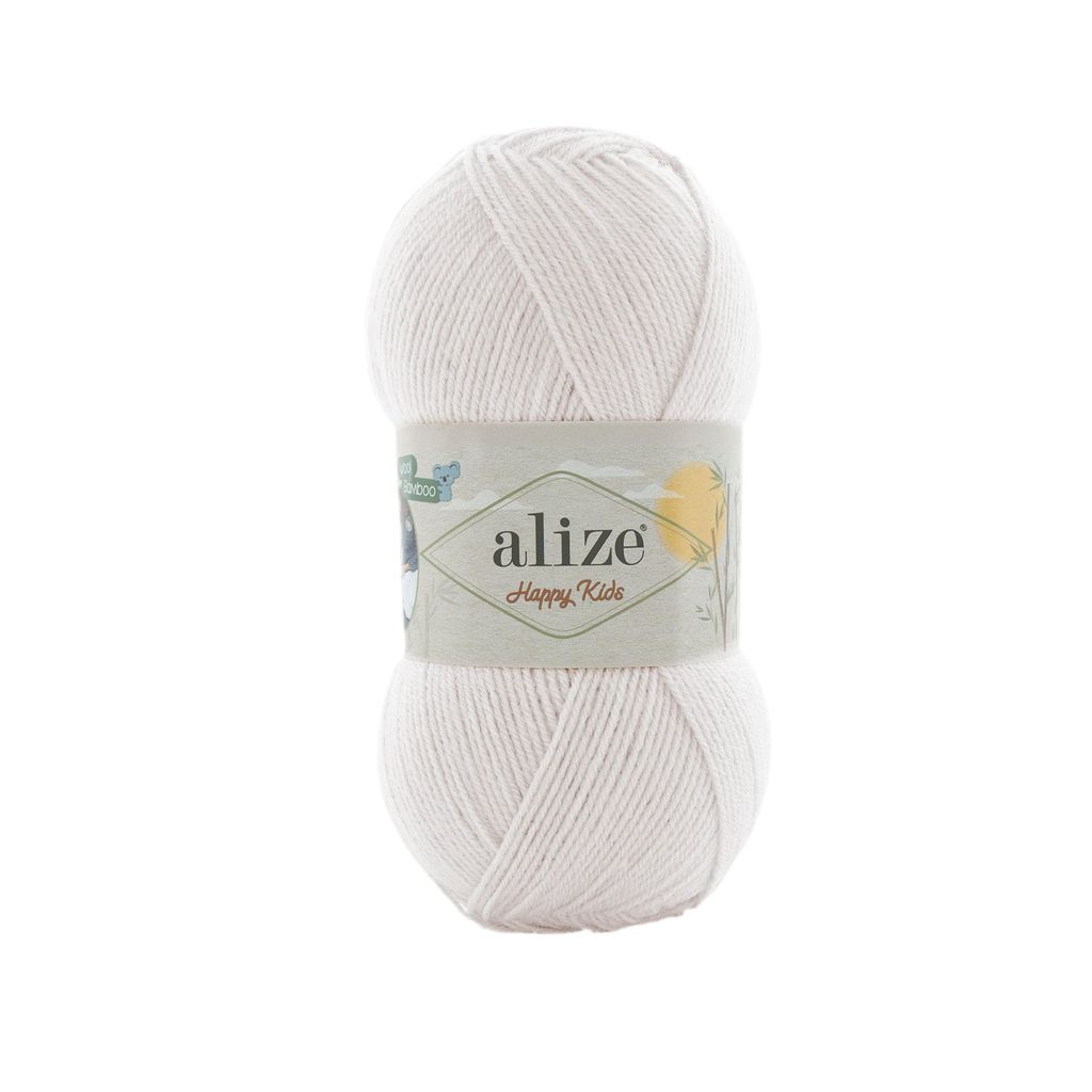 Len cho bé Happy Kids - Alize Yarns, 100g - 310m, dùng để đan móc áo, nón, khăn