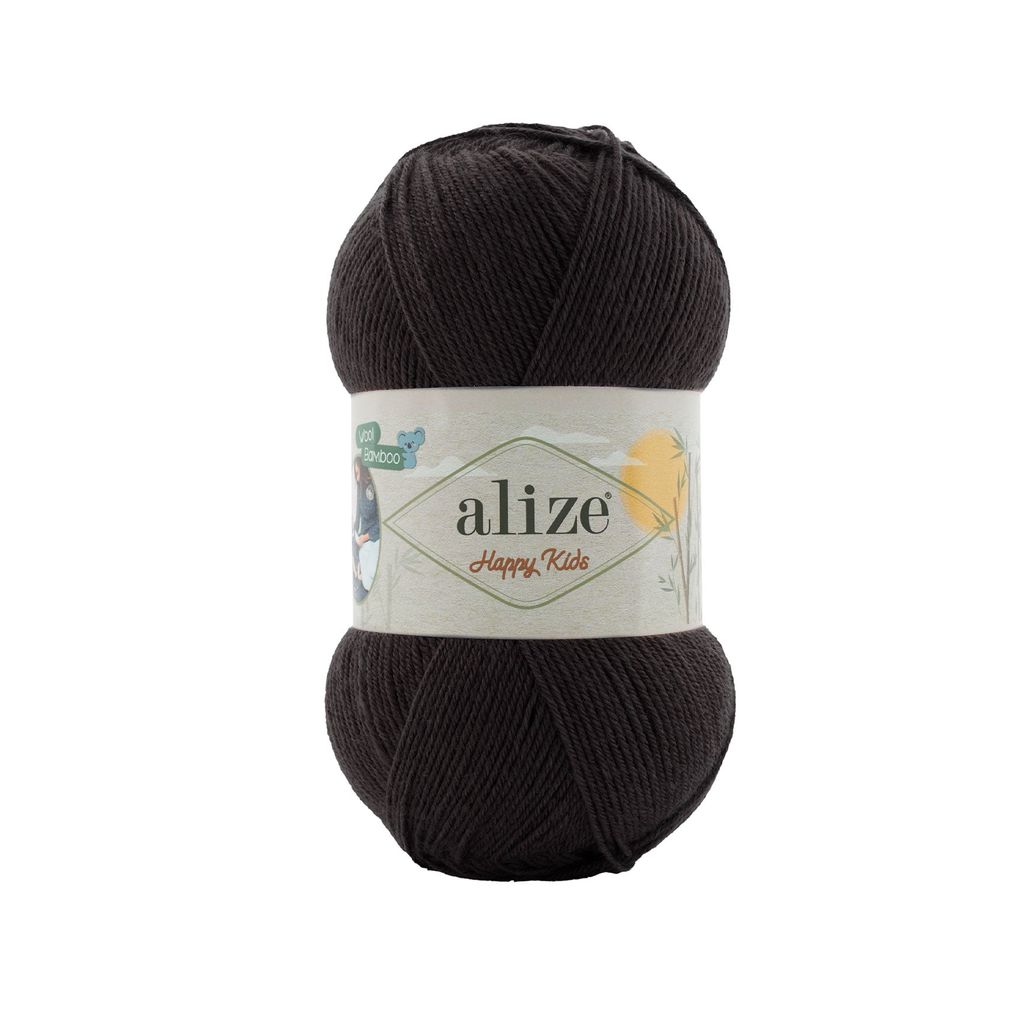 Len cho bé Happy Kids - Alize Yarns, 100g - 310m, dùng để đan móc áo, nón, khăn