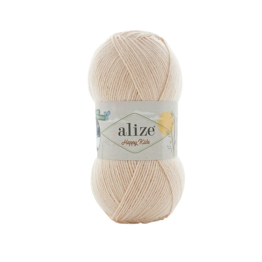 Len cho bé Happy Kids - Alize Yarns, 100g - 310m, dùng để đan móc áo, nón, khăn