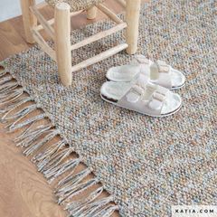 Sợi Jarapa - Katia, 100g - 70m, dùng để đan móc túi, giỏ, vỏ gối, ví