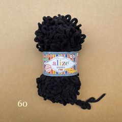 Cuộn len tết bằng tay Puffy Fine hãng Alize Yarns tết áo, khăn, vỏ gối, chăn, thảm, túi