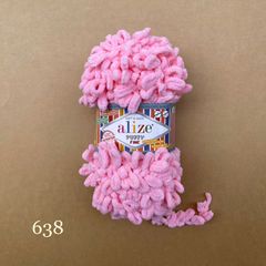 Cuộn len tết bằng tay Puffy Fine hãng Alize Yarns tết áo, khăn, vỏ gối, chăn, thảm, túi