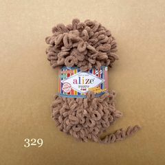 Cuộn len tết bằng tay Puffy Fine hãng Alize Yarns tết áo, khăn, vỏ gối, chăn, thảm, túi