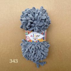 Cuộn len tết bằng tay Puffy Fine hãng Alize Yarns tết áo, khăn, vỏ gối, chăn, thảm, túi