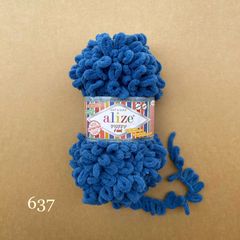 Cuộn len tết bằng tay Puffy Fine hãng Alize Yarns tết áo, khăn, vỏ gối, chăn, thảm, túi