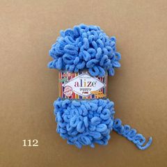 Cuộn len tết bằng tay Puffy Fine hãng Alize Yarns tết áo, khăn, vỏ gối, chăn, thảm, túi