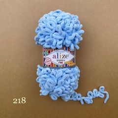 Cuộn len tết bằng tay Puffy Fine hãng Alize Yarns tết áo, khăn, vỏ gối, chăn, thảm, túi