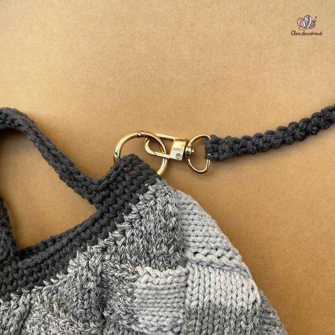 Móc khóa gài đóng mở, kim loại- Chou.ihandmade dùng cho túi, giỏ xách