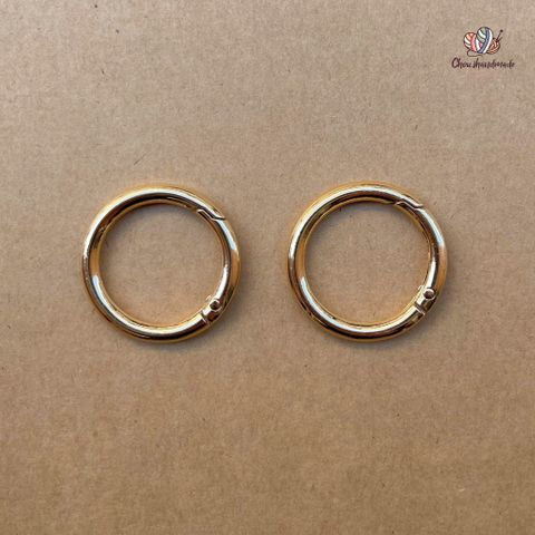 Khoen cài đóng mở, kim loại- Chou.ihandmade dùng cho túi, giỏ xách