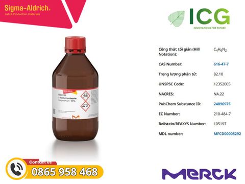  1-Methylimidazole ReagentPlus 99% Merck 616-47-7 