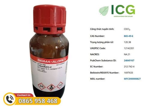  Chloroform-d 99.8 atom % D Merck CAS 865-49-6 