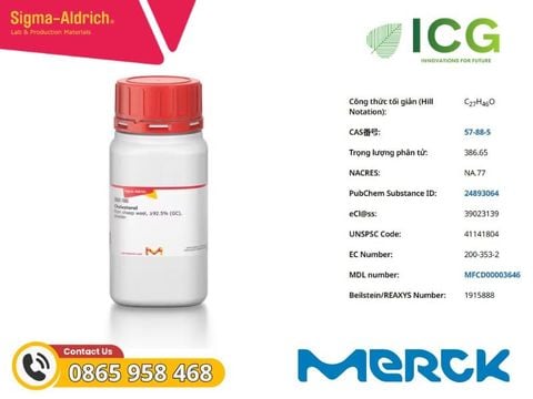  Cholesterol 92.5% (GC) | Merck CAS 57-88-5 