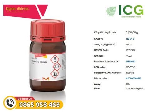 Copper(II) acetate 98% Merck CAS 142-71 