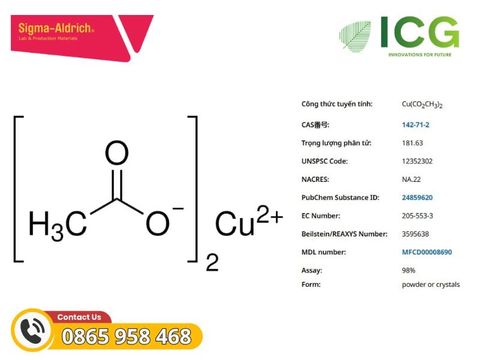  Copper(II) acetate 98% Merck CAS 142-71 