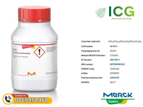  Ethylenediaminetetraacetic acid Merck | EDTA >99.4% CAS 60-00-4 