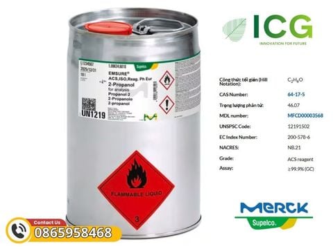  Ethanol absolute Merck (EMSURE®) | CAS 64-17-5 99.9% 