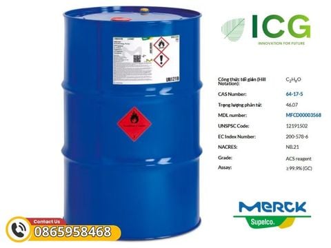 Ethanol absolute Merck (EMSURE®) | CAS 64-17-5 99.9% 