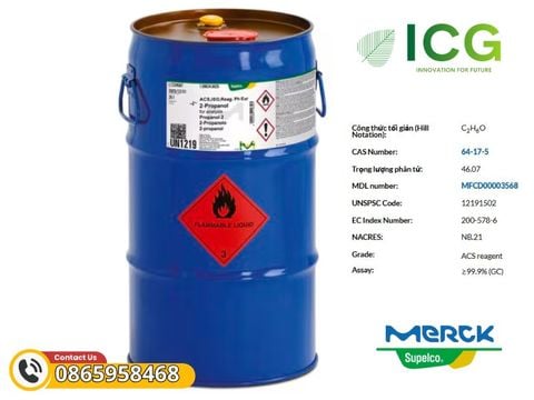  Ethanol absolute Merck (EMSURE®) | CAS 64-17-5 99.9% 