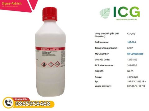  Ethylene glycol EMPLURA | Dung môi Merck CAS 107-21-1 