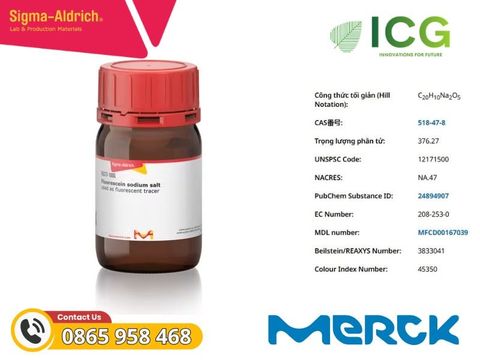  Fluorescein sodium salt Merck CAS 518-47-8 
