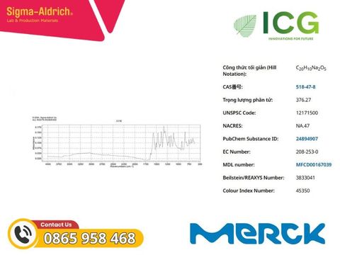  Fluorescein sodium salt Merck CAS 518-47-8 