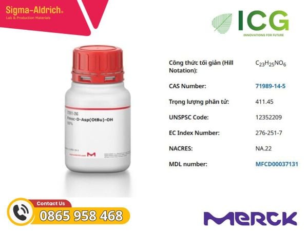  Fmoc-Asp(OtBu)-OH Novabiochem | Merck CAS 71989-14-5 