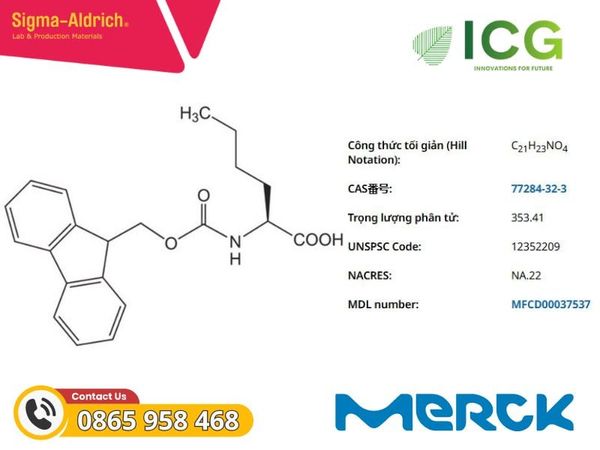 Fmoc-Nle-OH ≥98.0% | Merck CAS 77284-32-3 