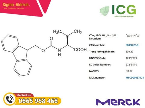  Fmoc-Val-OH Novabiochem Merck CAS 68858-20-8 