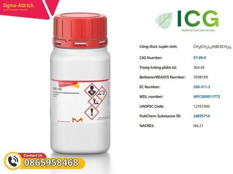  Hexadecyltrimethylammonium bromide ≥98% CAS 57-09-0 Merck 