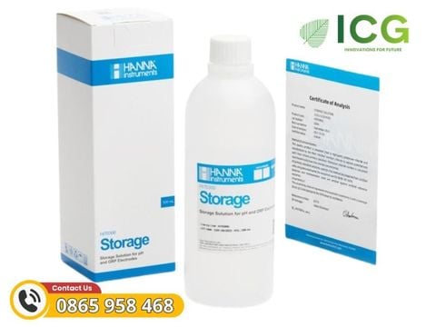  Dung dịch bảo quản điện cực pH và ORP Hanna HI70300L 500 mL 