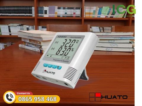  Đồng hồ đo nhiệt độ và độ ẩm HUATO A2000-TH 