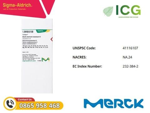  Multi-element standard II dissolved in oil 100 ppm Certipur Merck 