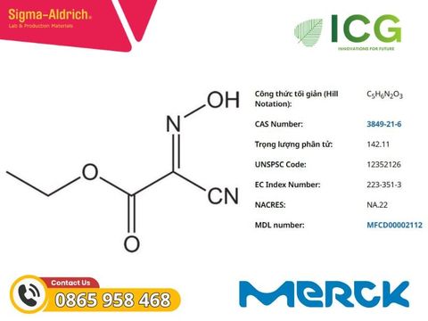  Oxyma Pure Novabiochem | Merck CAS 3849-21-6 ≥99.0% (HPLC) 