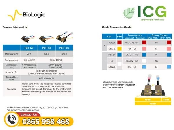  Khay đo cell pin nhiều lớp PBH Series Biologic 