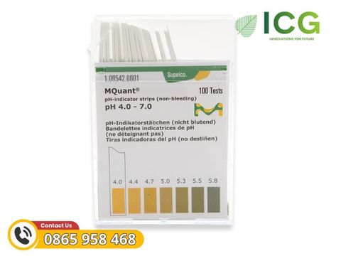  Giấy đo pH-indicator strips 4.0 - 7.0 1095420001 Merck 
