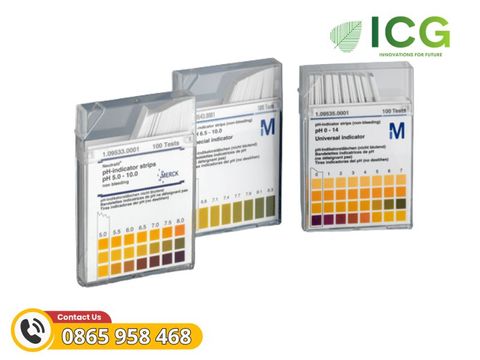  Giấy đo pH-indicator strips 5.0-10.0 Universal indicator Merck 1095330001 