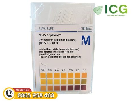  Giấy đo pH-indicator strips 5.0-10.0 Universal indicator Merck 1095330001 